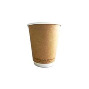 Biodegradable Double Walled Cups x 500