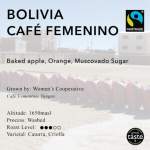 Fairtrade Bolivia Union ProAgro Cafe Femenino